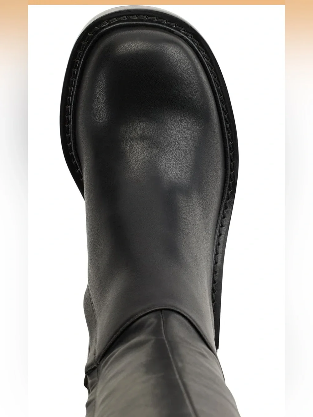DKNY Black Over-the-Knee Block Heel Boots